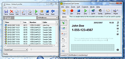 Advanced Call Center in Windows Vista